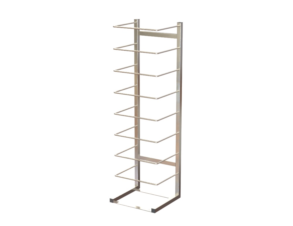 Dolly Trolley, SS304, Stacker, Holds 8 units, 480x440x1600mm
