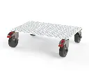 Dolly Trolley – Aluminium Checker Plate, 600mm x 400mm (23.6" x 15.7")