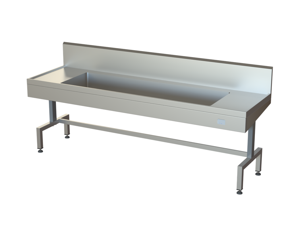 Height Adjustable Scope Sink–1Bowl-78"