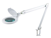 LED Magnifier Lamp – 5 Dioptre, Clamp-On with LED Illumination