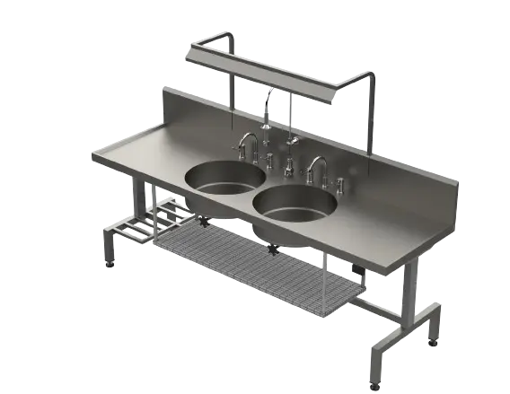 Sink Light – Dual 900mm (35.4") LED, 240V with Adjustable Mount & Light Guard