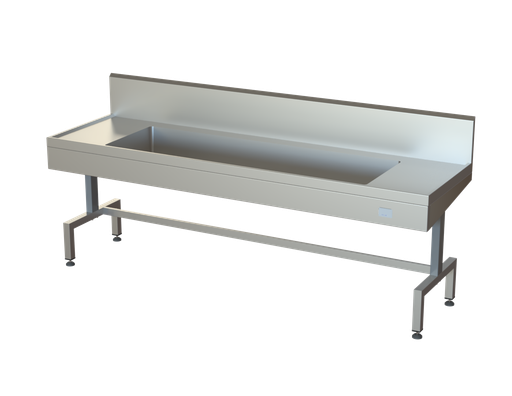 [US-544.1] Height Adjustable Scope Sink–1Bowl-78"