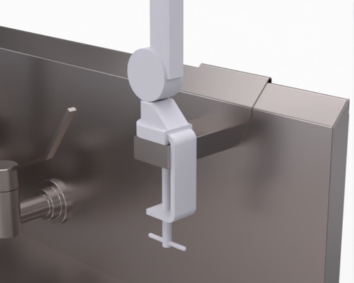 [AO-S-MAG-BRKT] Magnifying Lamp – Splashback Bracket Add-On (Hooks-On Mount)