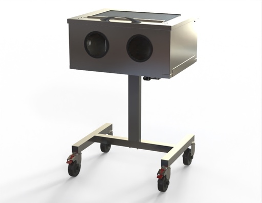 [SP550.2] SPD Oil / Air Spray Booth – Height Adjustable, 700mm x 570mm (27.6" x 22.4"), 1100–1600mm H (43.3"–63"), 240V